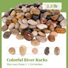 2.5 lb Polished River Stones - Ideal for Indoor/Outdoor Planters, Garden Landscaping, Vases & Aquariums - 3 of 4