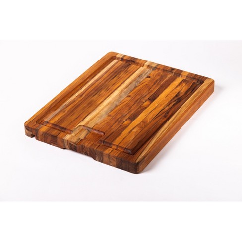 TeakHaus Edge Grain Carving Board w/Hand Grip (Rectangle) | 24 x 18 x 1.5