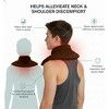 Herbal Concepts Aromatherapy Neck and Shoulder Wrap – Microwaveable Hot and Cold Therapy Pad with 12 Natural Herbs for Pain and Stress Relief – Brown - 3 of 4