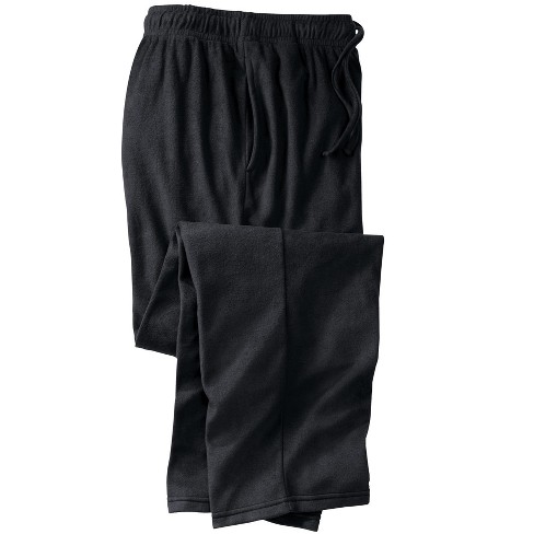 Kingsize Men's Big & Tall Lightweight Cotton Jersey Pajama Pants - Xl,  Black : Target