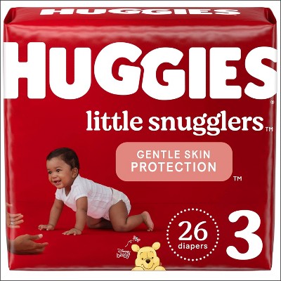 Image of Huggies Little Snugglers Diapers Jumbo Pack - Size 3 (26ct)