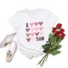 Simply Sage Market Women's I Heart You Distressed Short Sleeve Graphic Tee - 3 of 3