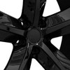OE Wheels LLC DG05-20090-5115-20B Black Wheel Painted (20 x 9. inches /5 x 115 mm, 20 mm Offset) - 4 of 4