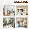 Aoibox Large Full Length Floor Mirror for Bedroom, Living Room, Hallway - Window Pane Mirror Decorative Wall Art with Clear Imaging & Modern Style - 4 of 4