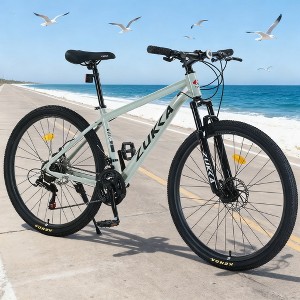KWPZQEB 27.5" Mountain Bike with Wheels 21 Speed, Outdoor Cycling Bike with Aluminum Alloy Frame & Front Suspension, Outdoor Bicycles for Men & Women - 1 of 4
