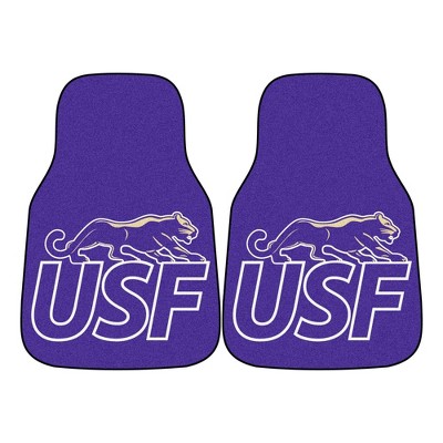 NCAA University of Sioux Falls Carpet Car Mat Set - 2pc