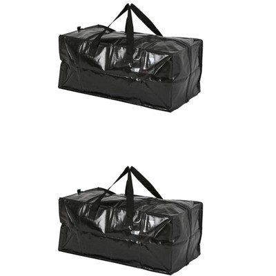 REGALWOVEN Clothes Storage Bags Moving and Foldable Bags with Handles 2 Pcs