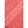 Women's Coral Knit Drawstring Hooded Sweater - Sweet Lover Fashion - 4 of 4