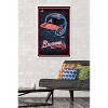 Trends International MLB Atlanta Braves - Neon Helmet 23 Framed Wall Poster Prints - image 2 of 4