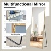 Reliable Wood Full-Length Mirror: Dressing, Bedroom, Porch, Decor, Retail - Floor/Wall Mount - 4 of 4