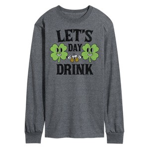 Men's - Instant Message - Lets Day Drink Long Sleeve Graphic T-Shirt - 1 of 4