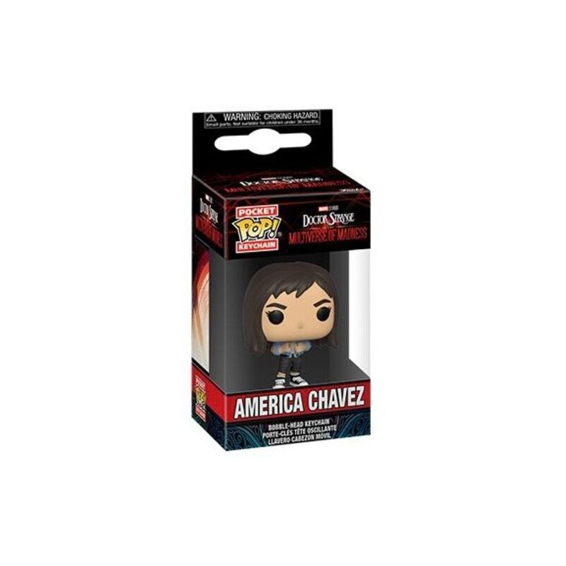FUNKO POP! KEYCHAIN: Dr. Strange in the Multiverse of Madness- America Chavez, 2 of 3