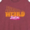 Women's - Barbie - Stacked Weird Barbie Graphic Racerback Tank - 2 of 4