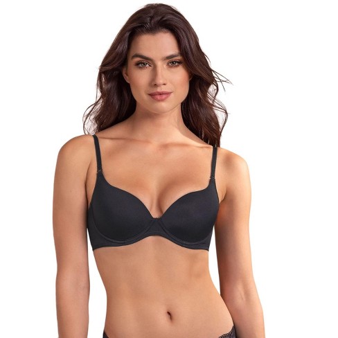 Smart & Sexy Womens Add 2 Cup Sizes Push-up Bra 2-pack Black Hue/classic  Leopard 38b : Target