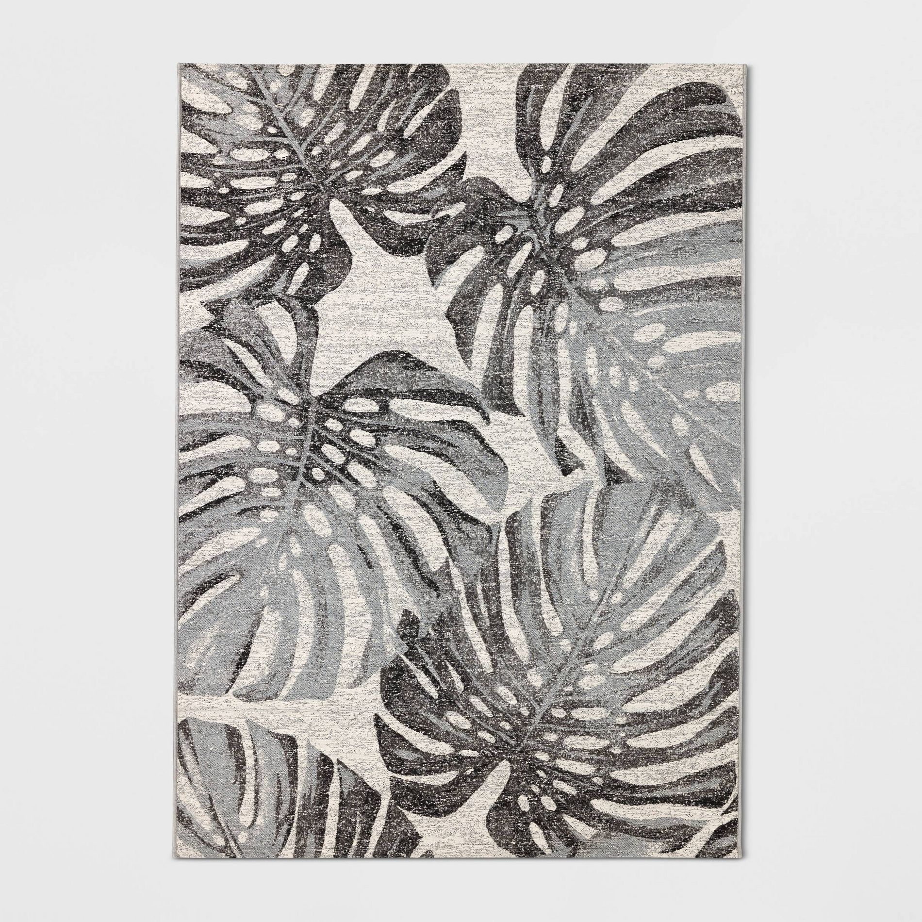 Tonal Palm Rectangular Woven Area Rug - Threshold™