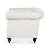 CAVINAS Sofa Cama, Modern PU Couch, Living Room Couch with Birch Legs, Small Couches for Bedroom, Apartment - 2 of 4