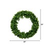Nearly Natural 20-in Artificial Bay Leaf Wreath - 2 of 4