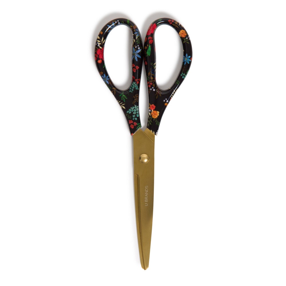 Photos - Desk Organiser U Brands Designer Series Scissors 8" Midnight Blossom