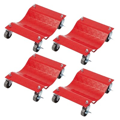 Car Dolly 4 Pack, Total 6000lbs High Load Bearing, Antiskid Plate Design, All-Direction Rotatable Wheel, 12’’x16’’