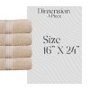 Home Weavers Elegance Essentials 550GSM 100% Cotton Zero Twist Super Absorbent Bath Towel Set - 2 of 4