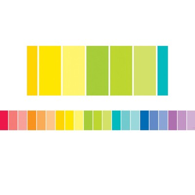 Creative Teaching Press Rainbow Paint Chip EZ Border, 48 Feet (Pack of 6)