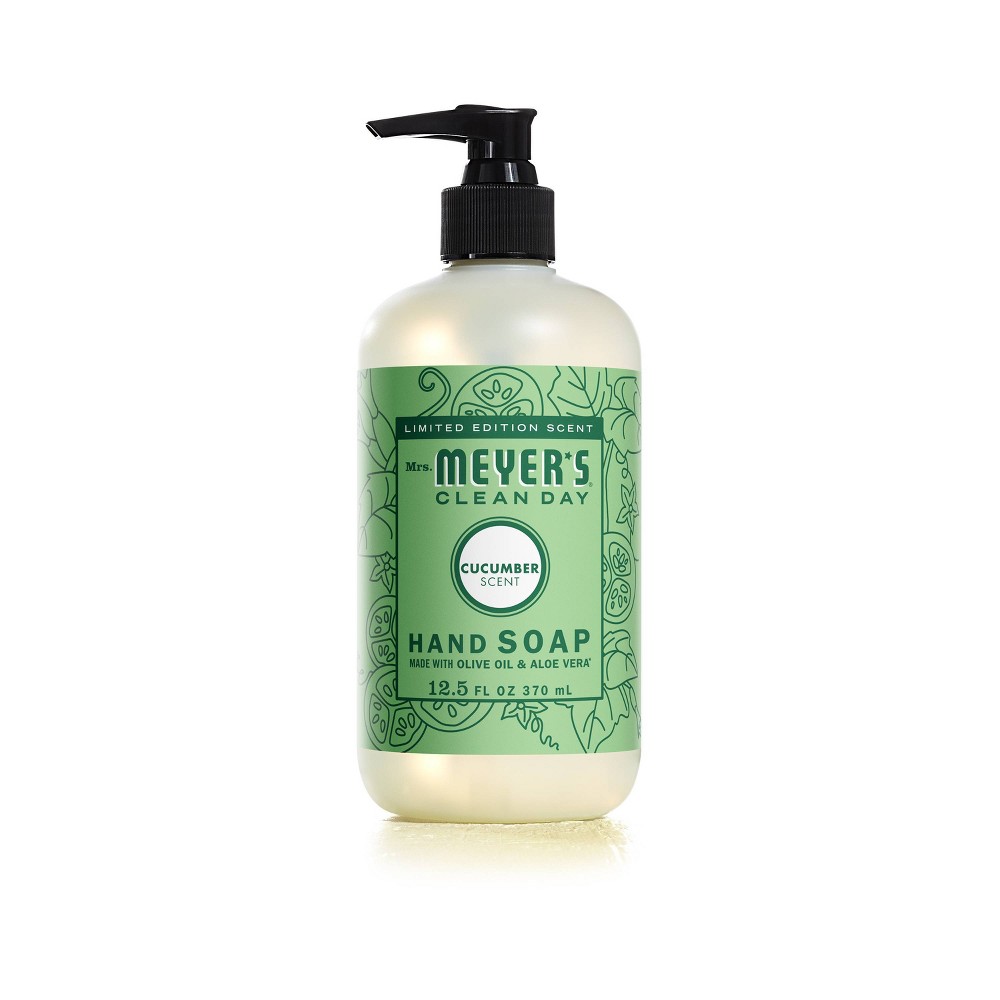Photos - Soap / Hand Sanitiser Mrs. Meyer's Clean Day Cucumber Liquid Hand Soap - 12.5 fl oz