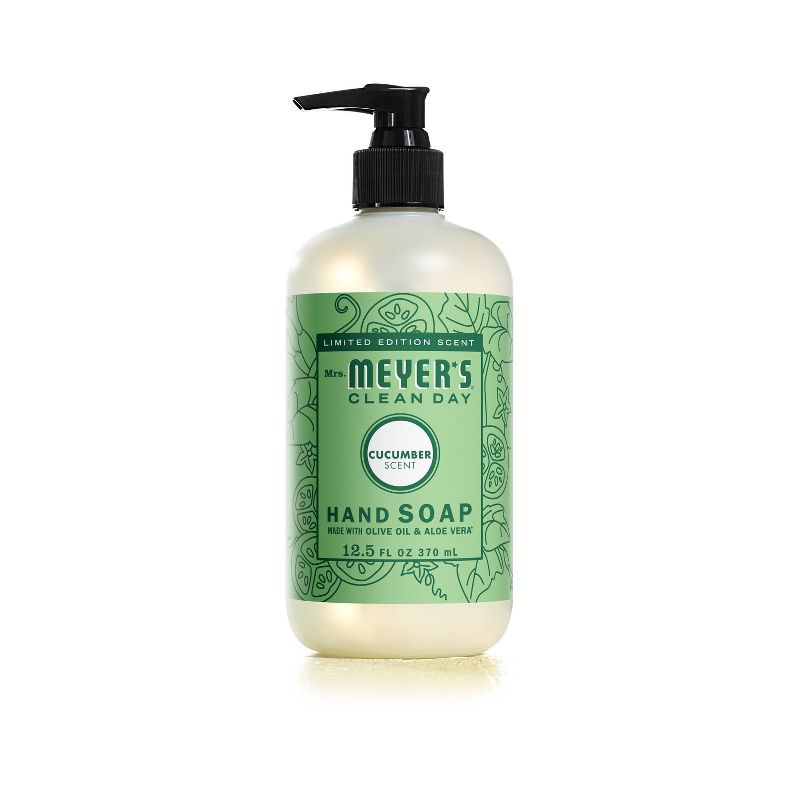 Mrs. Meyer&#39;s Clean Day Cucumber Liquid Hand Soap - 12.5 fl oz, 1 of 6