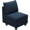 Belffin Plush Corduroy Single Module with Storage for Modular Sectional Sofa - 2 of 4