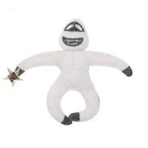 Aoibox Handmade Poseable Abominable Snow Monster Christmas Tree Topper Ornament 1 Piece White Felt Snowman Hugger Holiday Decoration - 1 of 4