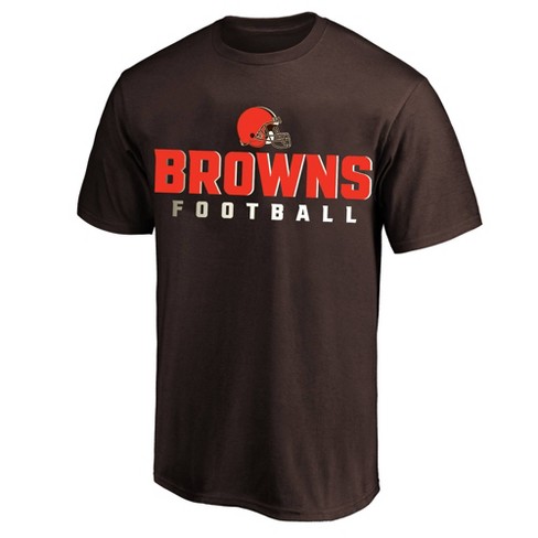 Nfl Cleveland Browns Men's Big & Tall Short Sleeve Cotton T-shirt - 5xl:  Officially Licensed, Loose Fit, Crew Neck, Machine Washable : Target