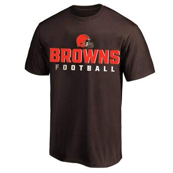 NFL Cleveland Browns Men's Big & Tall Short Sleeve Cotton T-Shirt