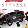 12V Ride on Car for Kids with Remote Contorl, Licensed Benz AMG Electric Vehicles Battery Powered Sports Car, for 3-8 Years Boys Girls - 3 of 4
