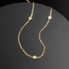 Ross-Simons 0.33 ct. t.w. Lab-Grown Diamond Station Necklace in 18kt Gold Over Sterling - 4 of 4