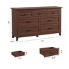 Nasitip 7 Drawer Dresser for Bedroom, 54" Wide Drawer Dresser with Storage, Wooden Closet Storage Chest for Living Room,Bedroom - 3 of 4