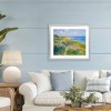 Stupell Industries Impressionist Smudged Coast Framed Print Under Glass - 3 of 4