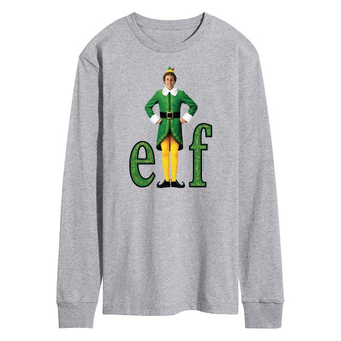 Men's - Elf - Christmas With Buddy Long Sleeve Graphic T-shirt : Target