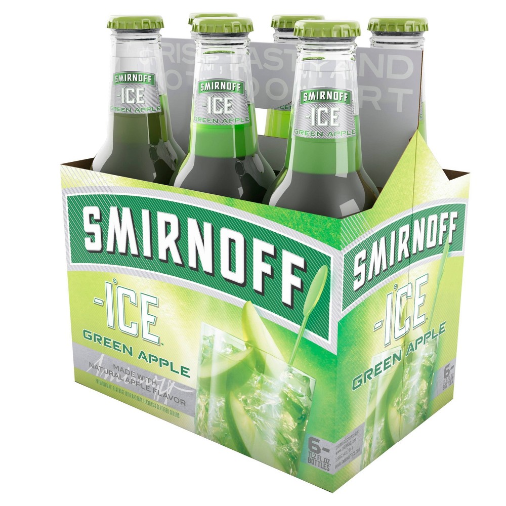 Smirnoff Ice G Apple 12oz 6pk