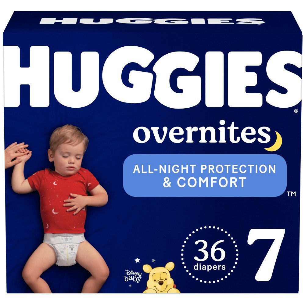Huggies Pull-Ups Disposable Overnites Diapers - Size 7 - 36ct