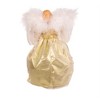 Kurt Adler Battery Operated White and Gold Lighted Angel Treetop 12" - 3 of 4