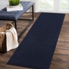 Washable Modern Solid Large Area Rugs for Bedroom Living Room, Soft Non Slip Textured Carpet for Home Office - 2 of 4