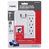 Prime Wire and Cable 6-Outlet Wall Tap with 1,200-Joules Surge Protection and Dual USB Charger in White - 3 of 3