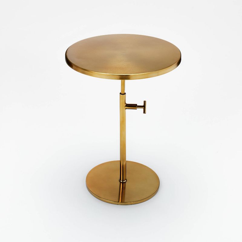 Adjustable Brass Accent Table - Threshold&#8482; designed with Studio McGee, 4 of 11