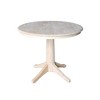 International Concepts 36" Round Top Pedestal Table - 34.9"H - 2 of 4