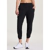RBX Active Women's Buttery Soft Jogger Pants Clean Waisted Cropped Lounge Ankle Pants with Pockets - 4 of 4