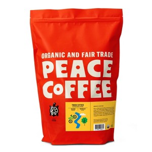 Peace Coffee Twin Cities Dark Roast Whole Bean Coffee - 5lbs - 1 of 3