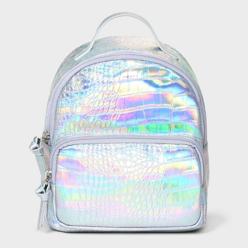 Mini discount iridescent backpack