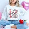 Simply Sage Market Women's Graphic Sweatshirt Love Ribbon - 2 of 4