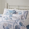 Gracie Mills Irvin Coastal 6-Piece Oversized Cotton Comforter Set with Throw Pillows - 3 of 4