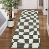 Area Rug Living Room Rugs - Washable Modern Abstract Soft Thin Large Rug Indoor Floor No Slip Rug Carpet for Bedroom Under Dining Table - 2 of 4
