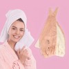 Unique Bargains Adult Lightweight Strong Absorbent Hair Drying Towel 1 Pc - 2 of 4